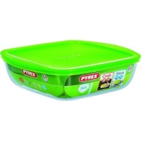 Pyrex Cook & Store Square Dish with Plastic Lid Photo