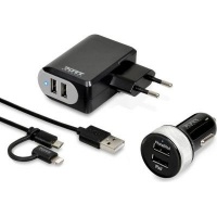 Port Designs Connect USB Wall Charger and Car Charger Photo