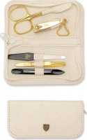 Kellermann 3 Swords Manicure Set Ostrich Beige 7407 P G Photo