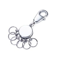 Troika Patent Keyring with Carabiner and 6 Rings Photo