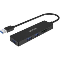 UNITEK USB-A Hub for 3-Port Expansion with Memory Card Reader Photo