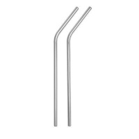 Gin Tribe Gift Tribe Stainless Steel Bent Straws & Cleaner Photo