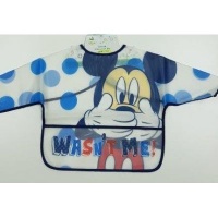 Poplar Linens Disney Baby Mickey Mouse Sleeved Peva Bibs Photo