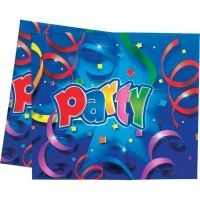 Procos Party Streamers Prismatic - Plastic Table Cover Photo
