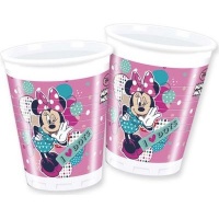 Procos Minnie Mouse Bow-Tique 8 Plastic Cups A Photo