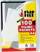 Flip File A4 Filling Pockets Photo