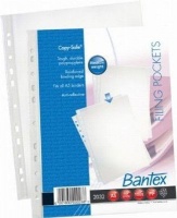 Bantex B2032 A5 Copy-Safe Multi-Punched Filing Pocket Photo