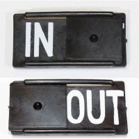 Parrot Letter Board IN/OUT Slides Photo