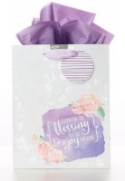 Christian Art Gifts Inc Celebrating the Blessing You are - Col 1:11 Medium Gift Bag Photo