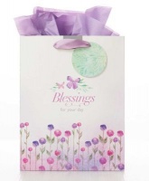 Christian Art Gifts Inc Blessings for Your Day - Deut 16:15 Medium Gift Bag Photo