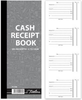Treeline Numbered Cash Receipt Book 4 to view in Duplicate Photo
