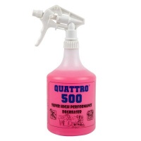 Quattro Ltd Quattro Degreaser Cleaner 500 with Trigger Bulk Pack of 4 Photo