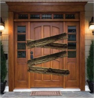 Koleda Barracade Door & Window Art Wood Photo
