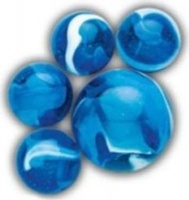 Marbles - Bluejay 20 Small 1 Large Photo