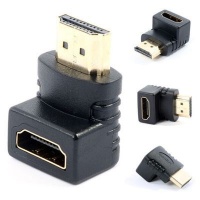 Baobab HDMI Male To Female Adapter With 90 Degree Down Photo