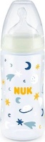 Nuk First Choice Glow in the Dark Wide Neck Bottle with Silicone Teat Photo