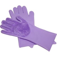 Fine Living Silicone Kitchen Gloves - Purple Photo