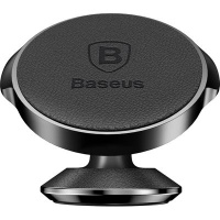 Baseus Magnetic Small Ears Series Real Leather Vertical Mount Holder Photo