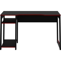 Techno Mobili Desk Gamer Station Black & Red / Preto & Vermelh Photo