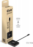 CLUB3D USB Type-C 3.2 To Dual HDMI 4k60hz Video Splitter Photo