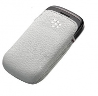 BlackBerry 9320 Premium Leather Pocket - White Photo