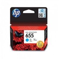 HP 655 Cyan Ink Cartridge Photo