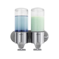 Simplehuman - Shampoo and Soap Dispenser With Facecloth Hook - Photo