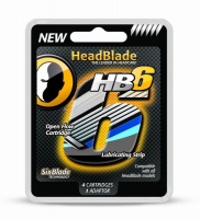HeadBlade HB6 Six Blade 4ct Kit Photo