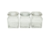 Maxwell & Williams - Olde English Glass Storage Jars - Set Of 3 Photo