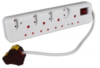 Ellies 8 Way Multiplug with High Surge Protection Photo