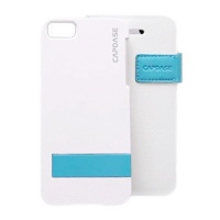 Capdase Sider Belt Cover for iPhone 5 & 5s - White & Turquoise Photo