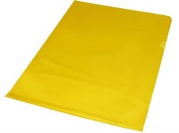 Bantex A4 Anti-Reflective PVC Secretarial Folder - Yellow Photo