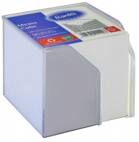 Bantex Memo Cube Plastic Holder - White Photo