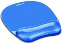 Fellowes Crystals Gel Mouse Pad Wrist Rest - Blue Photo
