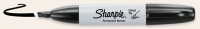 Sharpie W10 Chisel Permanent Marker - Black Photo