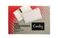 Croxley PVC Conference Tags - Box of 50 Photo