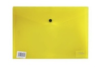 Croxley A4 Document Envelope with Button - Yellow Photo