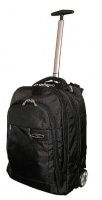 Tosca Classic Deluxe 1680D Laptop Trolley Backpack 15" - Black Photo
