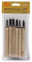 Dala Wood Carving - Set of 6 Blades Photo