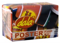 Dala Poster Paint Kit - 6 x 50ml Photo