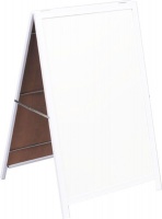 Parrot A-Frame Non-Magnetic Whiteboard with Steel Frame Sandwich Board - 900 x 600mm Photo