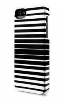 Incase Stripes Snap Case For iPhone 5 - Black & White Photo