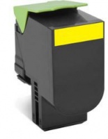 Lexmark 808HY High Yield Yellow Laser Toner Cartridge Photo