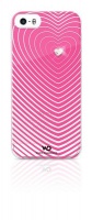 Apple White Diamond Heartbeat Cover iPhone 5 & 5S-Pink Photo