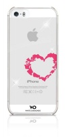 Apple White Diamond Lipstick Cover iPhone 5 & 5S-Heart Photo