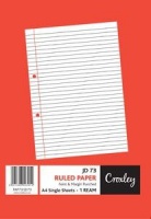 Croxley JD73 F&M Ruled Paper A4 Single Sheets Punched - 1 Ream Photo