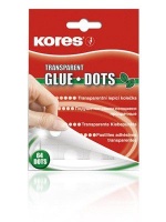 Kores Transparent Glue Dots - 64 Dots Per Wallet Photo