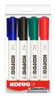 Kores K-Marker Whiteboard Markers Round Tip - Assorted Photo