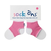 Sock Ons - Classic Fushia Baby Socks - Photo