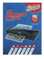 Scripto A4 160 Microns Glossy Laminating Pouches Pack of 100 Photo
